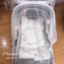  Korea ins baby stroller mosquito net Summer full cover universal baby breathable gauze stroller mosquito net