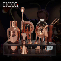 IKXO 304 stainless steel shaker with rack snow pot set bar bar home snow mug shaker cup