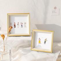 Photo frame pendulum table minimalist children album frame square light and luxurious wedding dress photo made into wall plastic medecor photo frame
