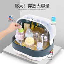 Bottle storage box Baby special baby tableware storage box Disinfection auxiliary food bowl spoon tool small storage small