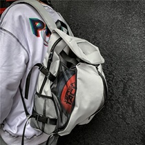 Sports students training school bags track and field training bags American basketball backpack junior high school students boys handsome student trend