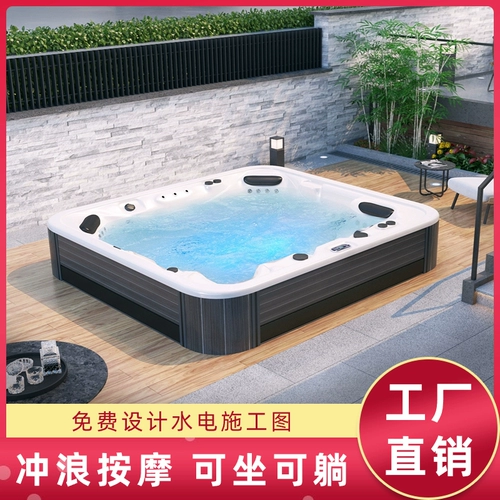 Ke Ruikang Outdoor Massage Wants Intelligence Утопление встроенная горячая весенняя ванна Home Aquari Bathtub