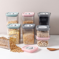 Grain storage box sealed can storage box kitchen spice nut box tea milk powder can food grade plastic