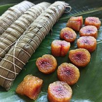 Sumu gray water rice dumplings long Liang Zhai rice dumplings 135 grams Zhai Zhai Zhuang Zhai Zhuang Zhai Zhuang Special Products