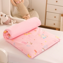 Kindergarten mattress cotton plus velvet cushion A cotton B Velvet children baby nap mattress crib removable soft mat