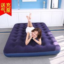 Inflatable mattress summer single dormitory air bed Children lazy inflatable bed floor mat sleeping floor home