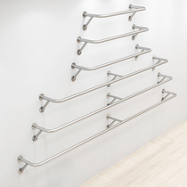 Womens clothing stores on the wall clothing display wall-mounted stainless steel kids dedicated the bending red pendant clothes rack