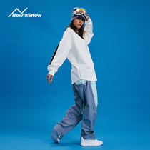 2021 New Product] N I S snow snowboard suit double board men and women niche new smiley face sweater