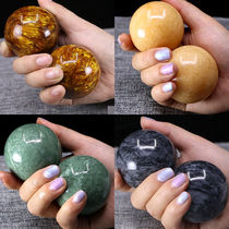 Practice hand jade ball fitness ball handball grip play for men and women middle-aged and older people to send time to relieve smother hand turning stone