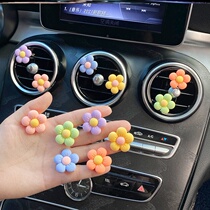 Cute Flowers Solid On-board Perfume High-end Air Conditioning Air Outlet Except Formaldehyde Personality Creative Interior Goddess