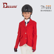 Italy ForHorses Girls Children Equestrian Suit Obstacle Competition Suit Multicolor