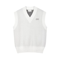 OneEexternal al basic vest base original pure color loose rabbit suede knit waistcoat sleeveless vest