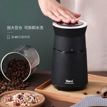Dormitory coffee machine automatic bean grinder mini outdoor coffee machine professional bean grinder camping automatic hand rush