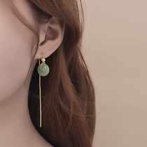And Tian Jade Earline 2022 New Wave Superior Sense Temperament Raising Earrings China Wind Flat Snap Earrings Female Summer