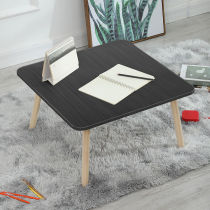 Floating window table tatami table sitting ground coffee table small table bedroom home solid wood dining balcony round table small square table