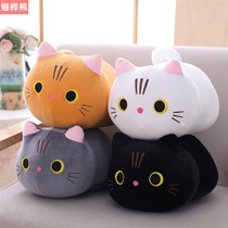 Cute Cat plush toy soft pillow doll Black Cat doll sleeping appease doll birthday gift girl