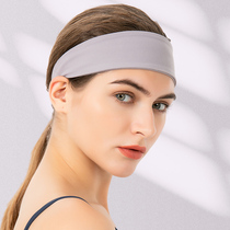 Sports yoga hair band female running sweat absorption wide head scarf fitness anti-sweat anti-sweat anti-sweat hair hair crown