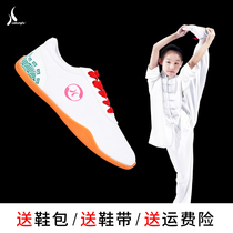 Martial Arts shoes childrens training for men and women professional Tai Chi shoes canvas shoes beef tendon training shoes sneakers summer breathable