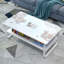 Coffee table simple modern multi-functional toy table can small apartment living room tea table home creative tea table rounded corner