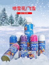 Snow spray Christmas snowflake spray spray ribbon wedding event foam simulation snow spray can Artificial artificial fake snow