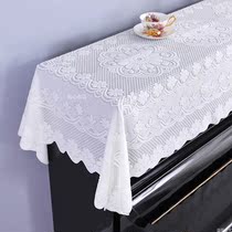 Lace Piano Hood Half Hood Piano Sleeve Minimalist Modern Piano Bougeb Gebouge Piano Dust Cover Electronic Organ Cover Towel