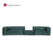 baxter module composition tech cloth sofa small family type modern minimalist living-room home-style minimalist sofa