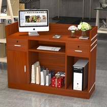 Lingwei hairdresser shop counter clothing store modern reception desk small barber table front desk simple beauty salon bar counter collection