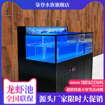  Seafood fish tank fish pond shellfish pond wine restaurant supermarket commercial mobile lobster hairy crab temporary refrigeration machine custom-made
