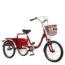 Human variable speed tricycle Adult middle-aged pedal bicycle Elderly pedal pick-up childrens bicycle