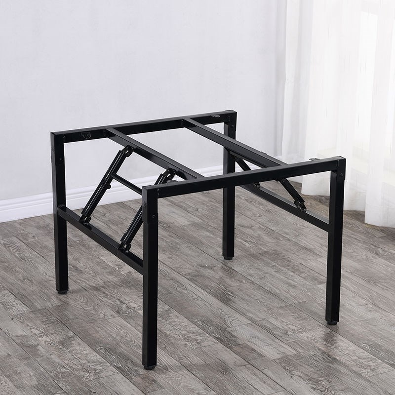 Table leg shelf folding bracket Iron table tripod Simple simple spring frame Table leg folding meal