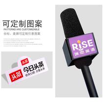 Live Room Profile Funny Simulation ProfileMicrophone Model Fake Microphone News Interview Media Small Journalist Program