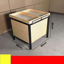 Vegetable and fruit shelf fruit shop supermarket shelf Multi-Layer Display rack wooden fruit vegetable shelf pile head waterproof