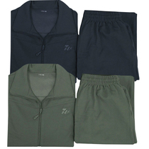 New long-sleeved physical training suit suit mens spring and autumn leisure quick-run sports Winter physical suit men