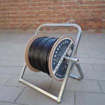 Optical fiber pay-off rack foldable network cable shelf fiber-optic network cable leather cable routing artifact outdoor pay-off spool rack