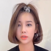 Hair root fluffy artifact top head bangs curling hair self-serve pad hair root fluffy clip styling Korean hair roll