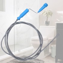 Pipe dredging device hand-cranked household kitchen wash sink toilet floor drain toilet sewer artifact
