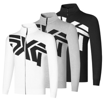 21 golf clothing men long sleeve turtleneck sweater T-shirt autumn winter sports zipper knitted cardigan jacket