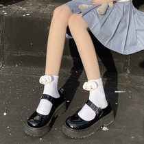  Original Japanese cute laurel dog mid-tube socks female white Sanrio Melody Kulomi socks pure cotton student