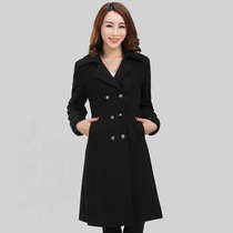 2020 new womens solid color tweed coat woolen professional woolen coat