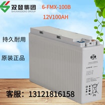 Shuangdeng Long 12V100AH Battery 6-FMX-100B Communication Power Supply Photovoltaic Substation Emergency Power Supply