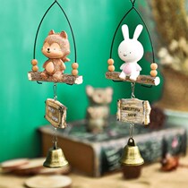 Creative decoration cute hipster pendant Bell wind chime hanging ornaments Nordic birthday gift bedroom room girl