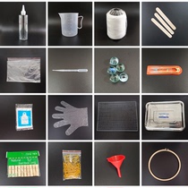 Tie dye various tool set pigment full set of dropper taut steel wire mesh measuring cup pointed bottle Wood clip