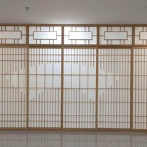 Tatami lattice door Japanese tatami sliding door Paper lattice door Barrier paper lampshade window camphor paper partition door