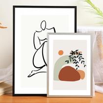 Nordic style aluminum alloy a3A4 photo frame poster mounting picture frame 8K quad custom metal frame arbitrary size