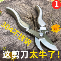 Stainless steel gardening branch scissors special pruning shears artifact Garden flower scissors Pruning flowers fruit tree scissors tools