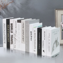 Simple modern Nordic style fake book simulation book decoration props decoration model creative living room bookcase ornaments