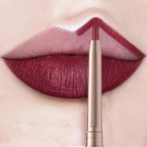 (Buy 2 get 1) Automatic lip liner waterproof and durable easy to color no cup drawing lip pen lipstick Aunt color student