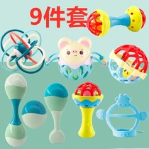 Newborn baby sand hammer can bite the Bell grip training toy boys and girls 0-1 year old sand ball