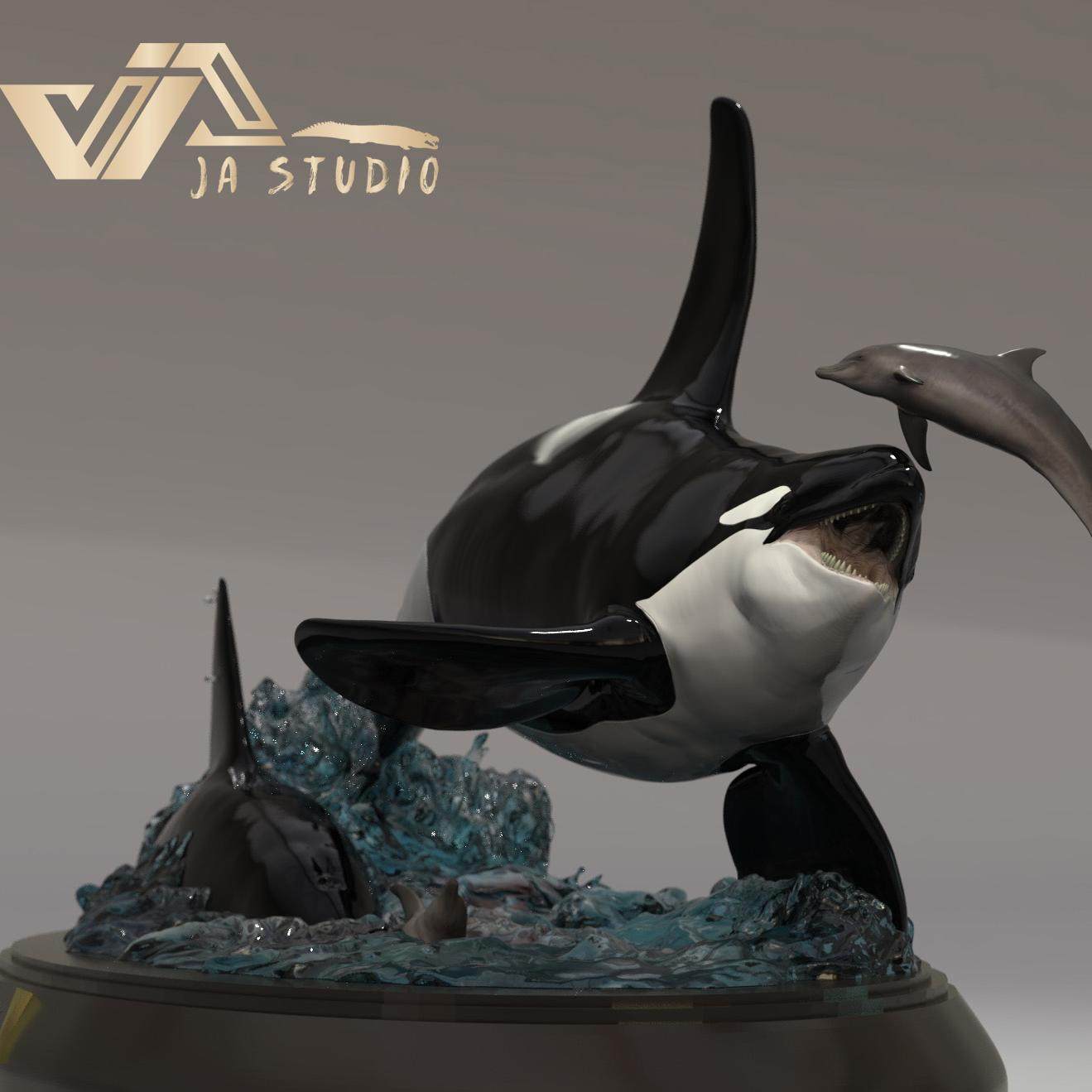 你见过孤独的虎鲸乔治吗？捷艾JA工作室打造的虎鲸雕像让人泪目✨-api-淘宝好物网