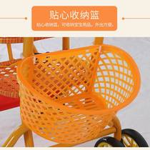 New baby baby out cart sunshade light imitation rattan car dining chair rattan chair slippery baby bamboo rattan with music kids